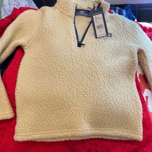 Vineyard Vines nwt Sherpa quarter zip 6